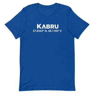 Men's Kabru Latitude Longitude Mountaineer Climber's T-Shirt