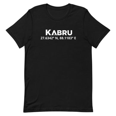 Men's Kabru Latitude Longitude Mountaineer Climber's T-Shirt