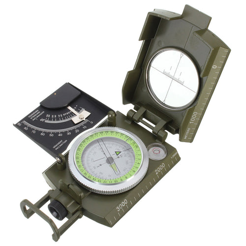 Professional Military Army Metal Sighting Clinometer Compass